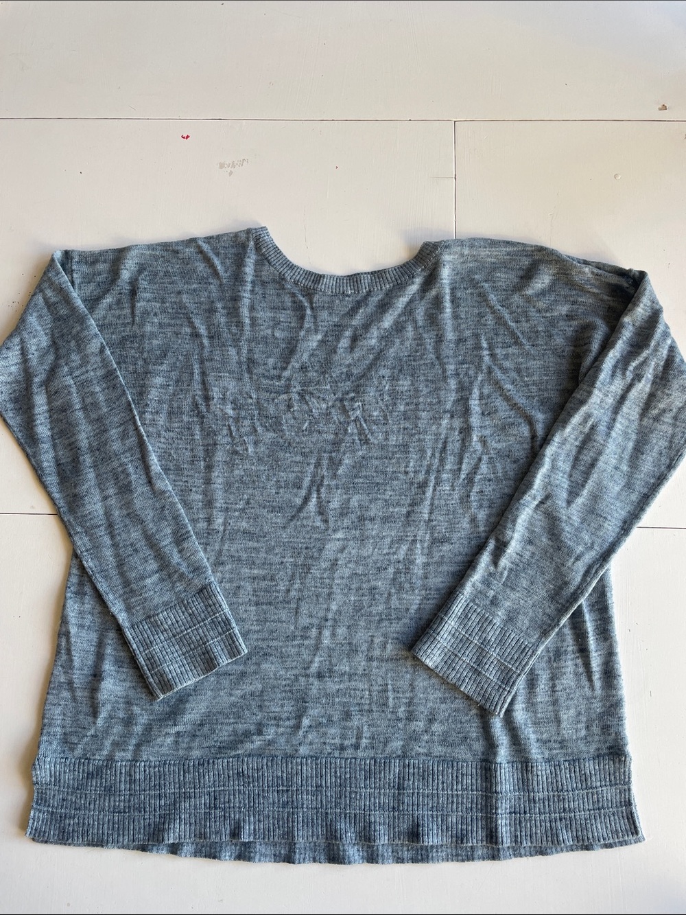 Lululemon Women's Ice Blue Sheer Crewneck Sweater